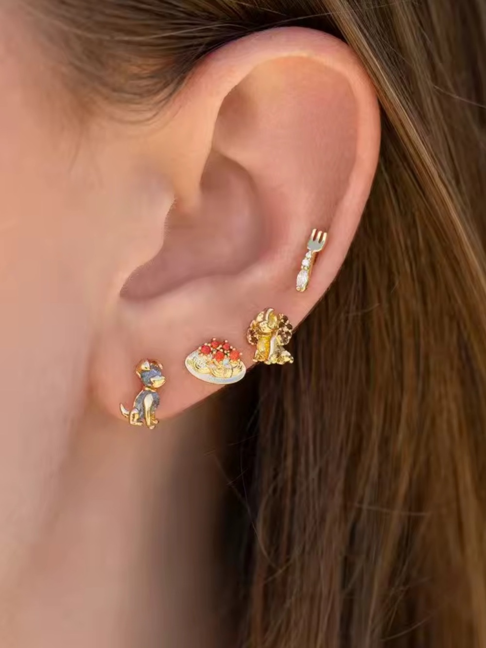Disney Lady & The Tramp Earrings